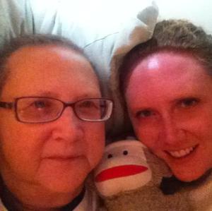 Mom, David the Cancer Slayer, and me November 11, 2013.